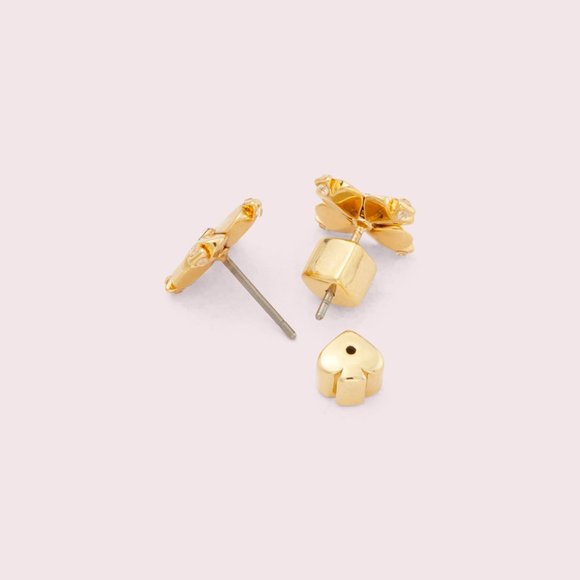 Kate Spade Legacy Logo Spade Flower Studs (with GIFT BAG) - Picture 7 of 7